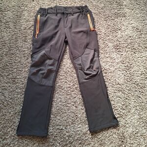 Cash Hao 36×30 Black Ski, Hiking Outdoors Pants Zip Ankle Heavy Duty Cold